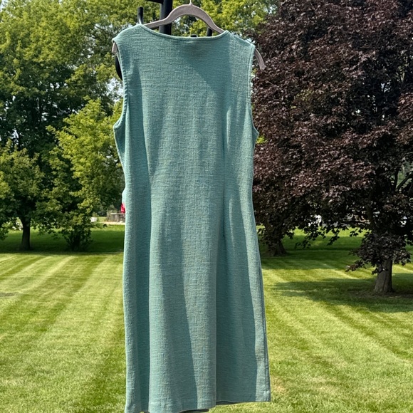 Cynthia Rowley Green Sleeveless faux Wrap Dress - Picture 3 of 6